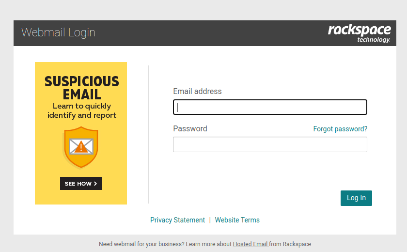 Rackspace Webmail Logo