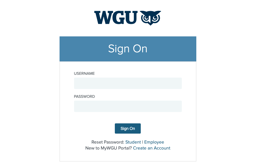 wgu login